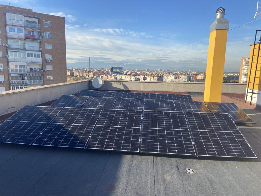 Instalación fotovoltaica Grupo Reside Santa Adela