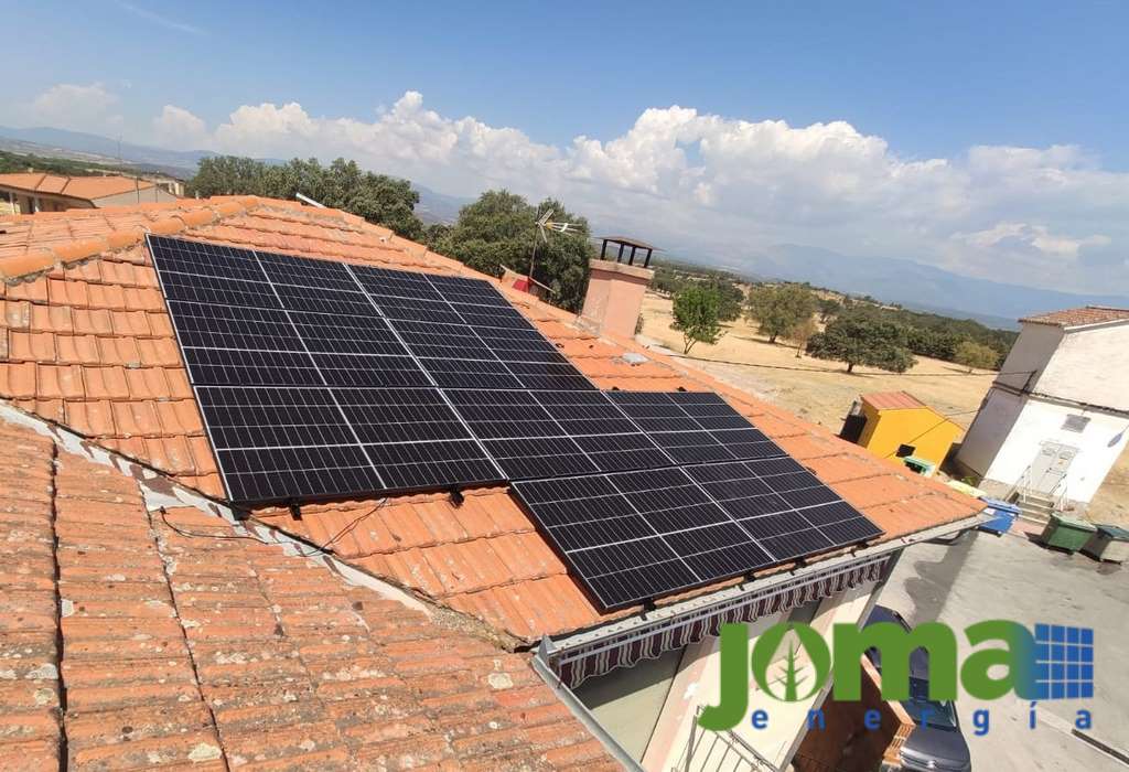 Instalación fotovoltaica de autoconsumo instalada en Cáceres